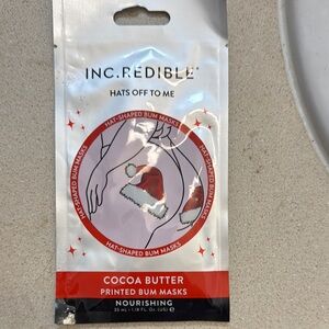 Cocoa Butter Printed Bum Masks - Red and White